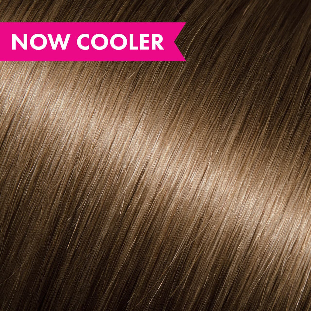 18" Crown Topper Straight Color #8 - regular (Lucy)
