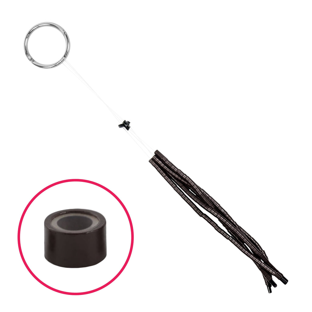 Silicone Quick Change Extension Beads - Dark Chocolate