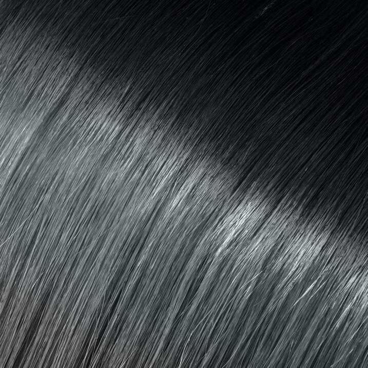 18" Fusion Extensions Ombre 1B-Silver (Sasha)
