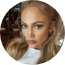Jennifer Lopez with messy hair extensions.