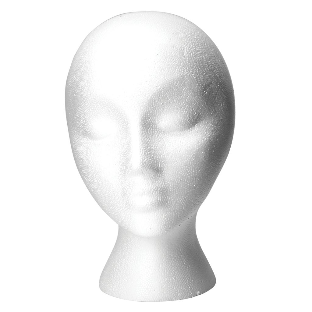 Styrofoam Mannequin Head